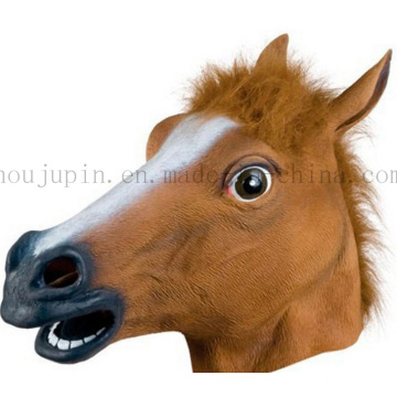 Jouet de masque de cheval en plastique personnalisé pour le carnaval de mascarade d&#39;Halloween